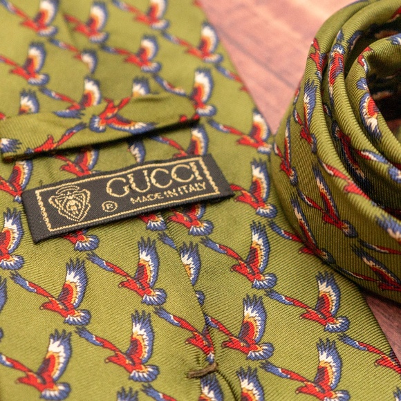 Gucci Other - GUCCI Neck Tie (green)